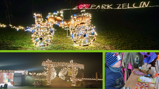 SLAVNOSTNÍ ROZSVÍCENÍ Zooparku  + KOLO ŠTĚSTÍ