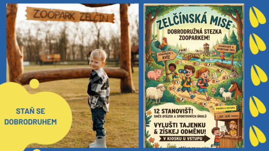 ZELČÍNSKÁ MISE: Staň se hrdinou našeho zooparku!