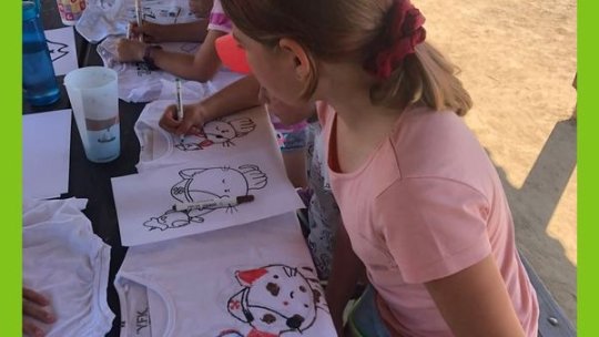 DĚTSKÁ DÍLNA V ZOOPARKU - malování na trička
