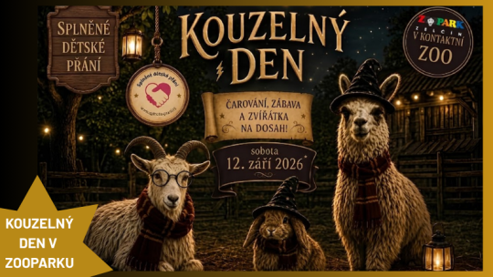 KOUZELNÝ DEN V ZOOPARKU ZELČÍN