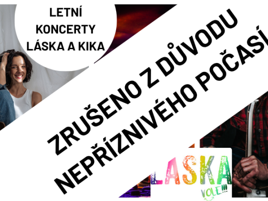 Hudební večer: Láska & Kika pod širým nebem