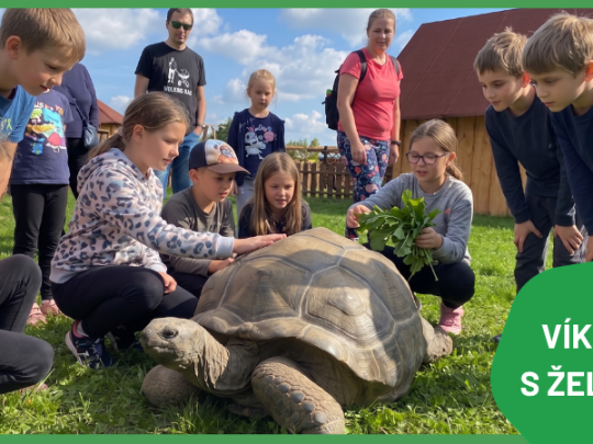VÍKEND S ŽELVAMI OBROVSKÝMI V ZOOPARKU 25.-26.7.